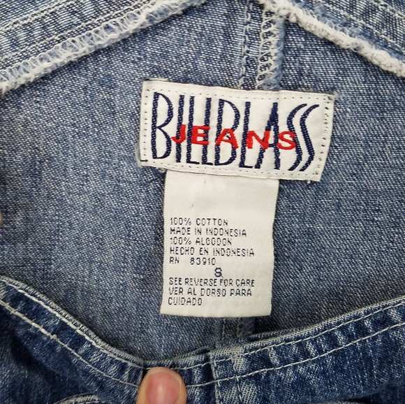 ❗SOLD❗Vintage bill blass over all shorts - Picture 6 of 8